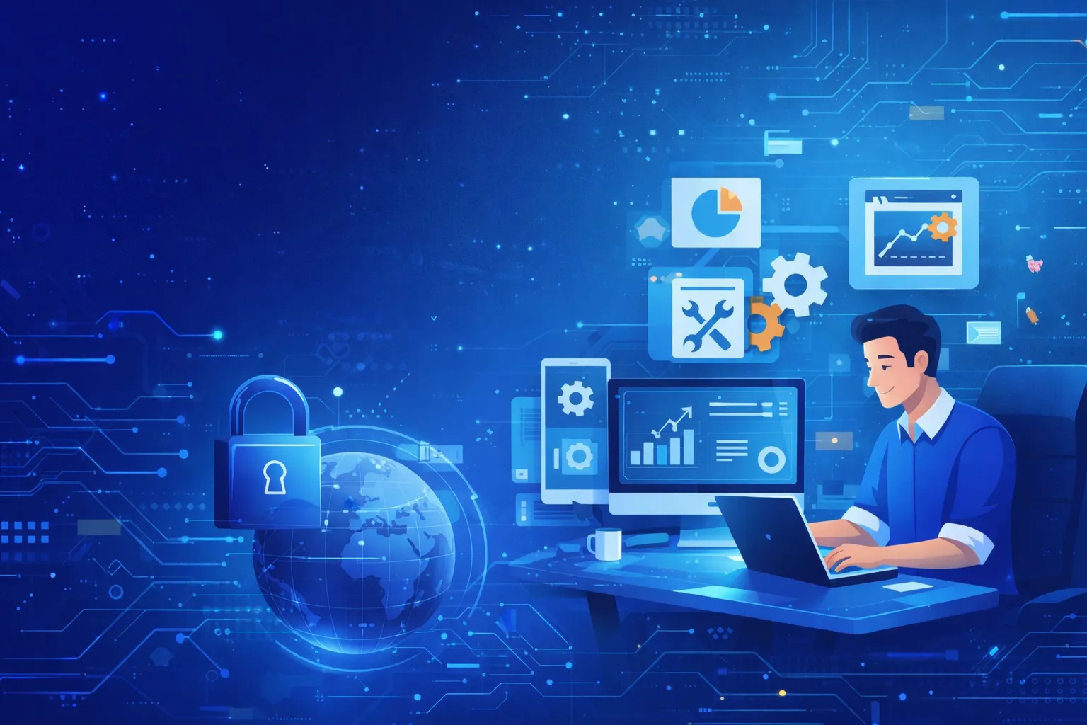 Digital Services Illustration